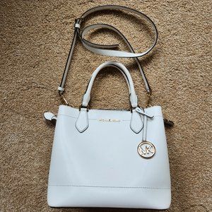 Michael Kors White Crossbody Bag